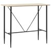 vidaXL Barbord ek 120x60x110 cm MDF