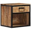vidaXL S&auml;ngbord 40x35x40 cm massivt mangotr&auml;