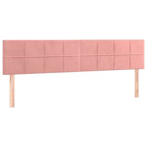vidaXL S&auml;nggavlar rosa 200x5x78/88 cm sammet