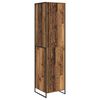 vidaXL Garderob Gammalt tr&auml; 50 x 50 x 200 cm Konstruerat tr&auml;