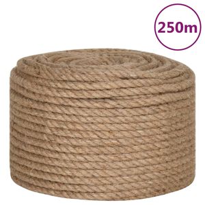 vidaXL Rep 100% Jute 10 mm 250 m