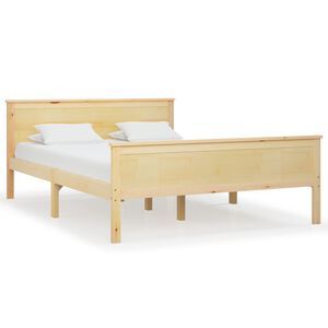 vidaXL S&auml;ngram massiv furu 140x200 cm
