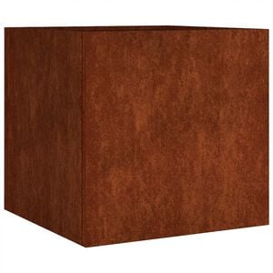 vidaXL Odlingsl&aring;da 40x41x40 cm rosttr&ouml;gt st&aring;l