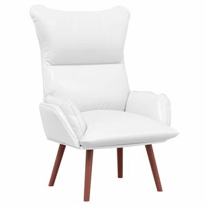 vidaXL f&aring;t&ouml;lj Vit 69 x 74 x 93 cm Konstl&auml;der