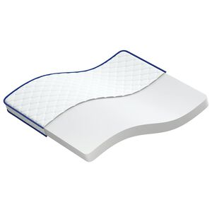 vidaXL Madrass med memoryskum 200 x 180 x 17 cm mjuk