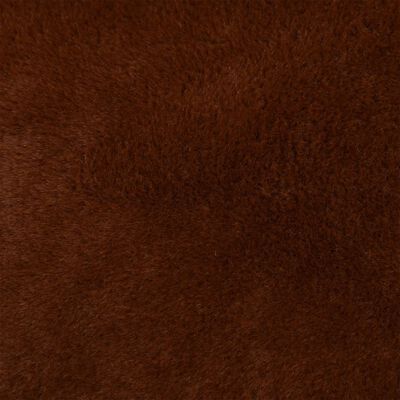 vidaXL Hundbädd brun 65x50x20 cm fleece med linnelook