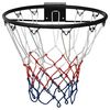 vidaXL Basketring svart 45 cm stål