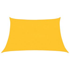 vidaXL Solsegel 160 g/m&sup2; gul 3/4x2 m HDPE