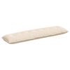 vidaXL Ryggkudde Beige 200 x 50 cm Mikrofiber Tyg