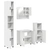 vidaXL Badrumsm&ouml;belset 4 st Vit 61 x 35 x 64 cm