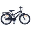 vidaXL Barncykel 20 Tum f&ouml;r 6-11 &aring;r gamla Svart