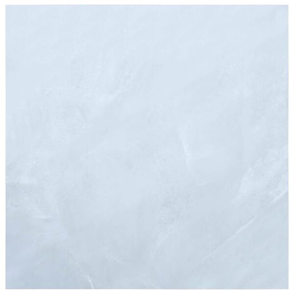 vidaXL Golvplankor 55 pcs Vit 5,11 m&sup2; PVC