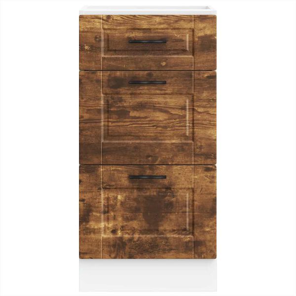 vidaXL Bassk&aring;p f&ouml;r k&ouml;k Porto r&ouml;kf&auml;rgad ek konstruerat tr&auml;