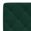 vidaXL Headboard Cushion Dark Green 100 cm Velvet
