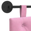 vidaXL H&auml;ngande Huvudgavel V&auml;ggmonterad Rosa 150 x 55 x 7 cm tyg