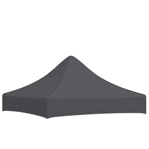 vidaXL Tak till partyt&auml;lt 2x2 m antracit 270 g/m&sup2;