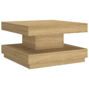 vidaXL Soffbord ljusbrun 60x60x35 cm MDF