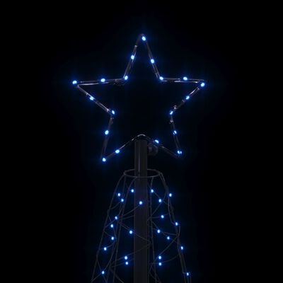 vidaXL Julgranskon blå 200 LEDs 70x180 cm