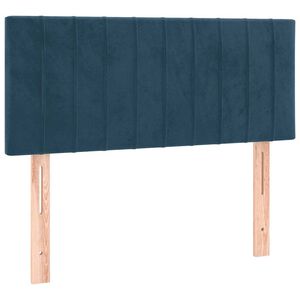 vidaXL S&auml;nggavel m&ouml;rkbl&aring; 80x5x78/88 cm sammet
