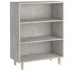 vidaXL Sk&auml;nk betonggr&aring; 69,5x32,5x90 cm konstruerat tr&auml;