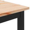 vidaXL Kaffeebord Naturf&auml;rg 80 x 80 x 45 cm Massiv furu