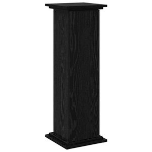 vidaXL Displayst&auml;ll Svart Ek 31 x 30 x 90 cm Konstruerat tr&auml;