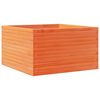 vidaXL Odlingsl&aring;da vaxbrun 80x80x45,5 cm massiv furu