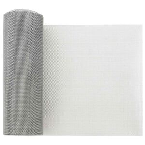 vidaXL N&auml;tduk 20 x 500 cm 18 mesh Rostfritt St&aring;l 304 Silver