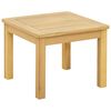 vidaXL Kaffeebord Ljus akacia 45 x 45 x 36 cm Massivt Akaciatr&auml;
