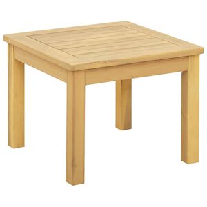 vidaXL Kaffeebord Ljus akacia 45 x 45 x 36 cm Massivt Akaciatr&auml;