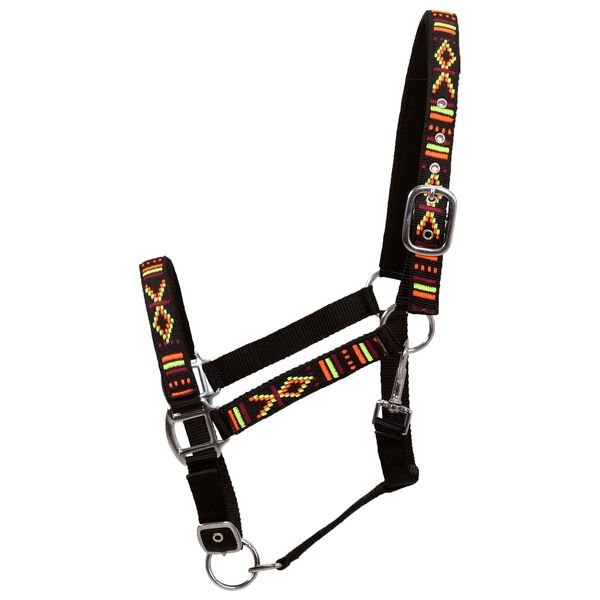 vidaXL Huvudgrimma Svart 100% Nylon