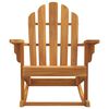 vidaXL Gungstol f&ouml;r tr&auml;dg&aring;rden adirondack 79x100x103 cm massiv teak