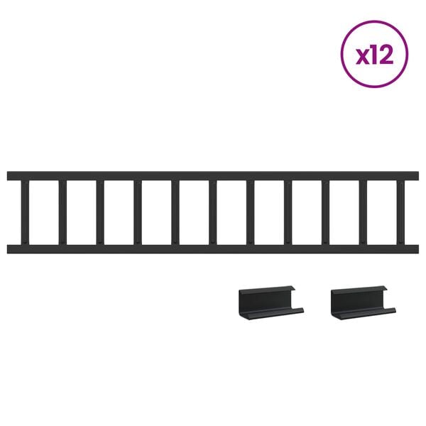 vidaXL Taksn&ouml;skydd 1200 x 2,5 x 20 cm St&aring;l