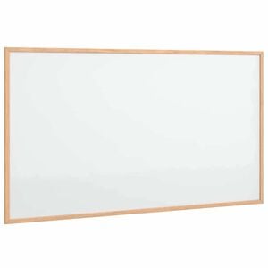 vidaXL Magnetisk whiteboardtavla med massiv fururam 100x55 cm
