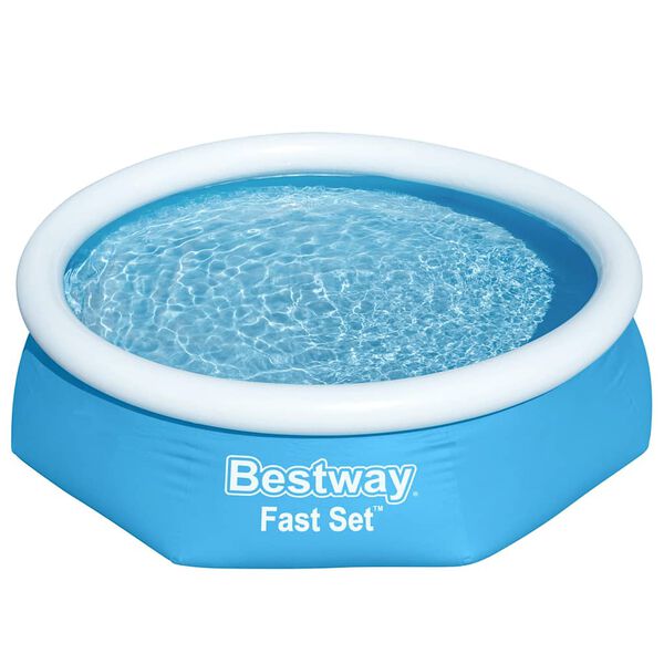 Bestway Uppbl&aring;sbar pool Fast Set rund 244x61 cm 57265
