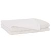 vidaXL Viktad Filt Vit 137 x 200 cm 6 kg 100% Bomull 205T