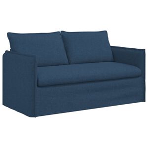 vidaXL Soffa Bl&aring; 156 x 82 x 85 cm tyg
