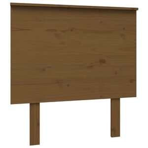 vidaXL S&auml;nggavel honungsbrun 79x6x82,5 cm massiv furu
