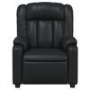 vidaXL Reclinerf&aring;t&ouml;lj svart konstl&auml;der