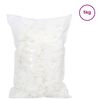 vidaXL Fiberfyllning Vit 5 kg Polyester