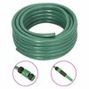 vidaXL Tr&auml;dg&aring;rdsslang med kopplingar gr&ouml;n 0,5" 30 m PVC