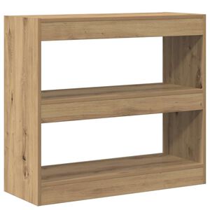 vidaXL Boksk&aring;p/rumsavdelare artisan ek 80x30x72 cm