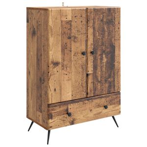 vidaXL Sideboard Gammalt tr&auml; 66 x 34,5 x 95 cm Konstruerat tr&auml;