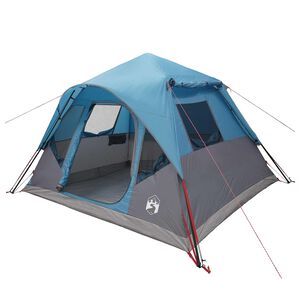 vidaXL Instant T&auml;lt med tak Bl&aring; 305 x 275 x 190 cm Polyester och St&aring;l