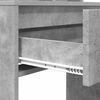 vidaXL S&auml;ngrum Smyckesbord med l&aring;da Betonggr&aring; 80 x 39,6 x 135 cm