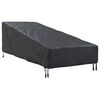 vidaXL Utomhusm&ouml;bel&ouml;verdrag 195 x 76 x 82 cm 210D Oxford Tyg Svart