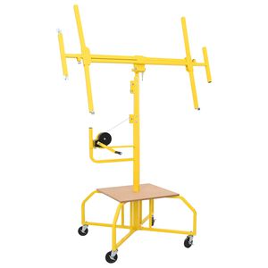 vidaXL Gipsplattelift Gul 300 x 107 x 330 cm St&aring;l