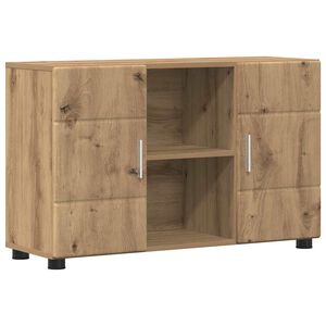 vidaXL Sideboard med hylla FLORIN Artisan Ek 88,5 x 30,5 x 55,5 cm