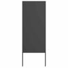 vidaXL Tr&auml;dg&aring;rds integritetssk&auml;rm Svart 50 x 140 cm Kallvalsat st&aring;l