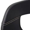 vidaXL Matstolar 4 st svart b&ouml;jtr&auml; och konstl&auml;der